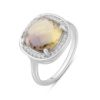 Серебряное кольцо CatalogSilver с аметрином nano 3.383ct, вес изделия 3,51 гр (2088592) 17.5 размер