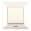Выключатель Panasonic Arkedia Slim одноклавишный, быстрый монтаж, кремовый