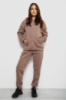 Спортивный костюм женский на флисе, цвет темно-бежевый, 257R85