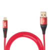 Кабель PULSO USB - Micro USB 3А 2м red