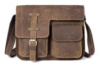 Сумка чоловіча з ефектом старовини 714697 Коричнева