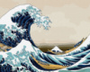 Набір для розпису по номерах. «Велика хвиля у Канагаві © Кацусіка Хокусай» 40х50см