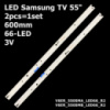 LED підсвітка Samsung TV 55« CY-VK055HGAV4H CY-VK055HGLV3H CY-VK055HGLV4H CY-VK055HGLV6H CY-VK055HGLV7H 2шт.