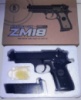 Пистолет метал+ABC пластик ZM 18 точная копия Beretta M92 пульки 6 мм Airsoft Gun