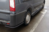 Задние углы Black (2 шт., нержавейка) для Citroen Jumpy 2007-2017 гг