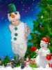 Снеговик - детский карнавальный костюм на прокат.