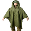 Пончо тактическое военное Ranger Rip stop RA-8920 210х140 см оливковое