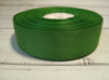 Стрічка репсова однотонна. Колір: Зелений. Розмір: 2,5 см