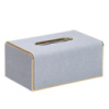 Салфетница горизонтальная 21х13х9 см для салфеток на стол Серый HP-3-118G