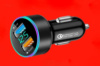 Быстрая авто зарядка quick charge 3.1а 40w led вольтметр