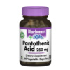 Пантотенова Кислота (B5) 250мг, Bluebonnet Nutrition, 60 вегетаріанських капсул