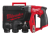 Дриль-шуруповерт акумуляторний MILWAUKEE, M12 FDDXKIT-0X, 34Нм (4 насадки FIXTEC, кліпса для ременя, HD кейс)
