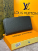 Чоловічий шкіряний гаманець Louis Vuitton Zippy Taiga Black k034