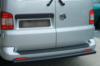 Задняя дуга Black (1 шт, нержавейка) для Volkswagen Caddy 2004-2010 гг