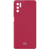 Чохол Silicone Cover Full Camera (AA) для Xiaomi Redmi Note 10 5G / Poco M3 Pro (Червоний / Rose Red) - купити в SmartEra.ua