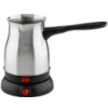 Электрическая турка с ручкой Crownberg CB-9217 в металлическом корпусе 0,5л электротурка на подставке с кнопкой