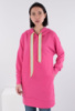 Жіноче рожева худі-сукня