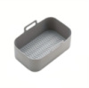 Форма в аерогриль прямоугольная силиконовая 19397 19х12х7 см серая