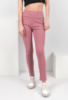 Жіночі рожеві спортивні лосини батал