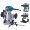 Електричний ручний столярний фрезер по дереву MAKITA RT0700CX2J : 710 Вт, 6-8 цанга, 30000 об/хв електрофрезер, 3 бази