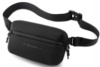Сумка поясна  з тканини, бананка Confident чорна