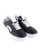 Жіночі чорно-білі кросівки на шнурівці