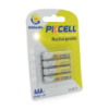 Аккумулятор PKCELL 1.2V AAA 600mAh NiMH Rechargeable Battery, 4 штуки в блистере цена за блистер, Q12