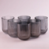 Набо стаканов 6 шт стеклянные стаканы 250 мл Серый HP-19-7112G