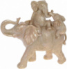 Декоративная статуэтка «Слониха с детьми» 32х13.5х29.5см, полистоун, золото