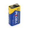 Батарейка солевая PKCELL 9V/6F22, крона, 1 штука shrink цена за shrink, Q10/500
