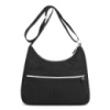 Жіночий чорний тканинний месенджер 7206A