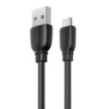 Кабель Remax Suji Pro USB 2.0 to microUSB 2.4A 1M Черный (RC-138m-b)