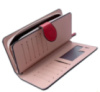 Женский клатч – кошелек Baellerry 13845 Розовый, 12 кармана для карт, 2 для купюр, 3 для документов