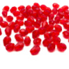 Хрустальные бусины «капля» Размер-  4*6 мм. Цвет - красный. Цена указана за 1 шт