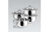 Набор посуды нержавеющий Maestro 2 x 2.8 x 3.8 x 6.4 л (4 шт.) (MR-3515-8)