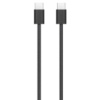 DM Кабель Type-C to Type-C 1m 60W Woven Black