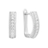 Серебряные серьги CatalogSilver с фианитами (2144496)