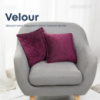 Подушка декоративная «VELOUR» 40*40 см бордовый