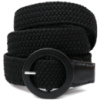 Женский текстильный ремень Vintage 20821 Черный