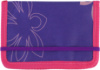 Гаманець дитячий багатофункційний на гумці «Квіти», фіолетовий