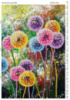 Схема для вишивки бісером Веселкові кульбаби А3