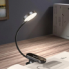 Акумуляторна LED лампа на кліпсі Baseus Comfort Reading Mini Clip Lamp Dark Gray (DGRAD-0G)