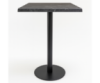 Стіл Сеніо BL високий квадратний 70*70 см колір чорний