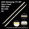 LED підсвітка Samsung TV 40« UA40K5100 UE40K5300AF UN40K5100 LTJ400HV08-L LSJ400HV05-S SK09BN9109300A 2шт.