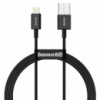 Дата кабель Baseus Superior Series Fast Charging Lightning Cable 2.4A (1m) (CALYS-A) (Чорний) - купити в SmartEra.ua