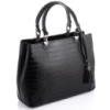 Класична жіноча чорна сумка Італія 77603A