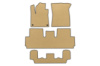 Коврики EVA (Для Grand, 3 ряда, Бежевые) для Citroen C-4 Picasso 2013-2022 гг