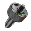 АЗП з FM-модулятором HOCO E82 Guerrero PD30W+QC3.0 car BT FM transmitter Black (6942007620642)