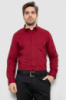Сорочка чоловіча однотонна, колір бордовий, 186R2013