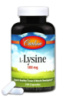 Лізин 500мг, L-Lysine, Carlson, 100 капсул